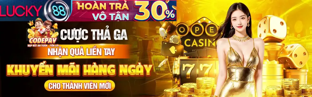 Banner khuyến mãi slot game g088 app